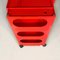 Modern Italian Red Plastic Storage Trolley by Boby Joe Colombo for Bieffeplast, 1968 11