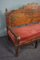 Polychrome Painted Wooden Hall Sofa 5