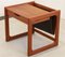 Danish Side Table with Book Drawer from Stenderup, Image 1
