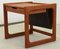 Danish Side Table with Book Drawer from Stenderup, Image 3
