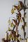 Venetian Drop Murano Glass Gilded Metal Chandelier, Image 2