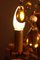 Lámpara de araña veneciana de cristal de Murano dorado, Imagen 12