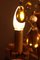 Venetian Drop Murano Glass Gilded Metal Chandelier, Image 12