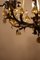 Lámpara de araña veneciana de cristal de Murano dorado, Imagen 11