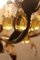 Lámpara de araña veneciana de cristal de Murano dorado, Imagen 10