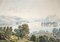 Acquaforte, XIX secolo, paesaggio lacustre, Immagine 1