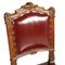 Eklektische neoklassizistische Stühle aus handgeschnitztem Nussholz & Leder, 1880er, 6er Set 11