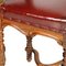 Sedie neoclassiche in legno di noce intagliato a mano e pelle, fine XIX secolo, set di 6, Immagine 9