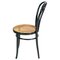 Dining Chairs in Curved Beech & Vienna Straw Seat by Michael Thonet for Thonet, 1940s, Set of 4, Image 3