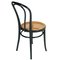 Dining Chairs in Curved Beech & Vienna Straw Seat by Michael Thonet for Thonet, 1940s, Set of 4, Image 5
