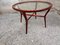 Round Coffee Table in Rosewood & Glass by Cesare Lacca, 1950s 3