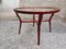 Round Coffee Table in Rosewood & Glass by Cesare Lacca, 1950s, Image 4