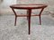 Round Coffee Table in Rosewood & Glass by Cesare Lacca, 1950s 1