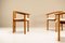 Walnut Dining Chairs from Mobil Girgi, Italy, 1970s, Set of 4 4