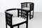 Art Nouveau Armchairs in the style of Josef Hoffmann, Set of 4, Image 5
