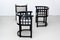 Art Nouveau Armchairs in the style of Josef Hoffmann, Set of 4 10
