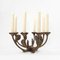 Large Mid-Century Brutalist Bronze 8-Armed Candelabra by Michael Harjes, Germany 4