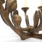 Large Mid-Century Brutalist Bronze 8-Armed Candelabra by Michael Harjes, Germany 8