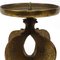 Mid-Century Modern Heavy Black Copper High Table Model Candleholder, Image 6