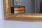 Antiker Spiegel mit Rahmen aus vergoldetem Holz & Gips 8
