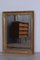 Antiker Spiegel mit Rahmen aus vergoldetem Holz & Gips 3
