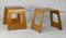 Swedish Wooden Stools by Lisa Norinder for Ikea, 1990, Set of 2 1