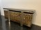 Sideboard in Silver Faux Briar, 1990s 6