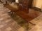 Extendable Pedestal Table in Mahogany with Quadripod Legs 2