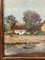 Rustic Landscape, 1890s, Oil on Cardboard, Framed 6