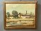 Paesaggio rustico, fine XIX secolo, olio su cartone, Immagine 1