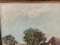 Rustic Landscape, 1890s, Oil on Cardboard, Framed 2
