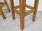 Brutalist Bar Stools, 1980s, Set of 4 14