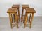 Brutalist Bar Stools, 1980s, Set of 4 5