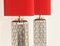Lámparas de mesa españolas grandes de acero perforado, años 60. Juego de 2, Imagen 6