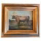 English Artist, Bull, 19th Century, Oil on Wood, Framed 1
