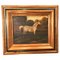 English Artist, White Horse, 1800s, Oil on Wood, Framed 4