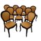 Mesa extensible de madera y sillas. Juego de 10, Imagen 24