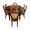 Ausziehbarer Tisch und Stühle aus Holz, 10er Set 1