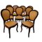 Ausziehbarer Tisch und Stühle aus Holz, 10er Set 23
