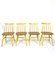 Fanett Dining Chairs by Ilmari Tapiovaara for Edsby Verken, 1960s, Set of 4 3