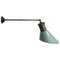 Vintage Industrial Petrol Enamel and Cast Iron Wall Light, Image 2