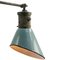 Vintage Industrial Petrol Enamel and Cast Iron Wall Light, Image 3