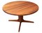 Danish Round Dining Table in Teak from Glostrup, 1960s 1