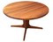 Danish Round Dining Table in Teak from Glostrup, 1960s, Image 1