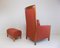 Armchair with Ottoman by Giorschetti from Umberto Asnago, 1990s, Set of 2, Image 2