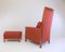 Armchair with Ottoman by Giorschetti from Umberto Asnago, 1990s, Set of 2, Image 8