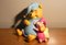 Ceramic & Resin Winnie the Pooh & Piglet Figurine by Peter Mook for Disney, USA, 2000s 3