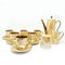 Polish Art Deco Coffee Set from Wałbrzych, 1970s, Set of 15, Image 15