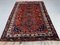Antique Tribal Red, Brown and Blue Wool Oriental Rug 3