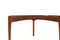 Round Three-Leg Table in Teak with Glass Top by Sven Ellekaer for Christian Linneberg, 1960s 4